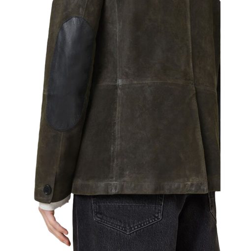AllSaints Green Survey Lthr Blazer