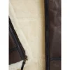 Men's Alpha Industries B-3 Sherpa Leather Bomber Jacket