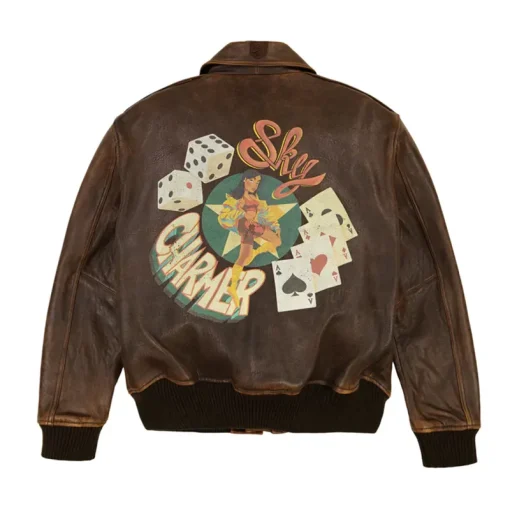 Avirex Sky Charmer A2 Leather Brown Leather Jacket