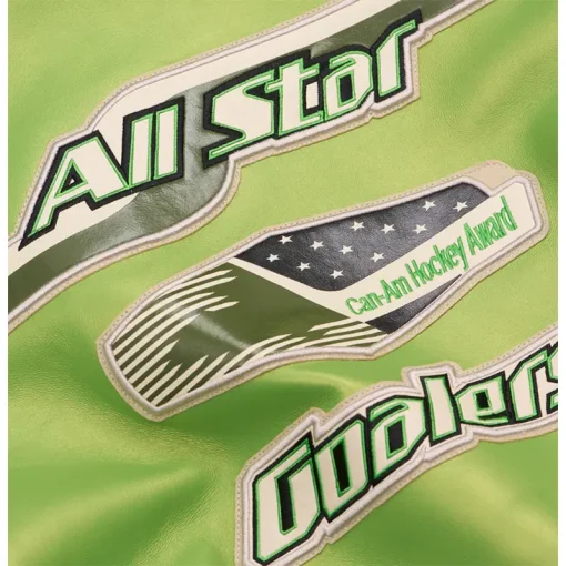 Men's Avirex Star And Stripe Light Green Jacket