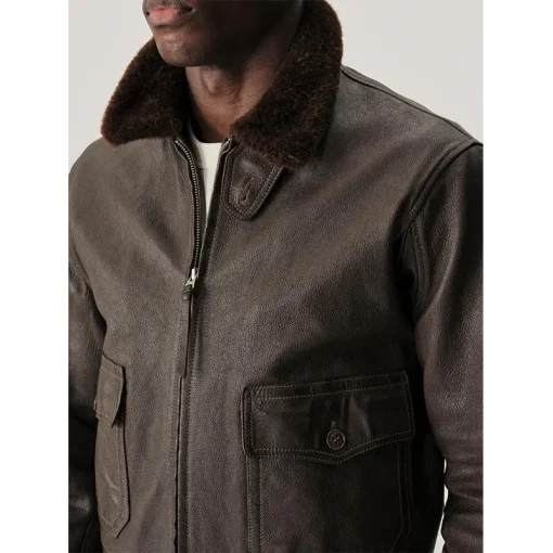 Men's Buck Mason Skymaster G-1 Flight Black Jacket
