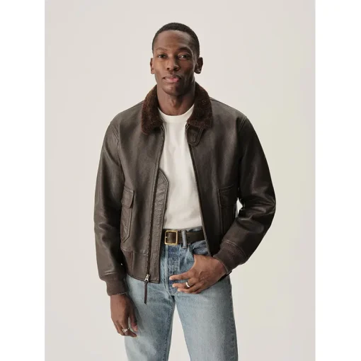 Men's Buck Mason Black Skymaster G-1 Flight Jacket