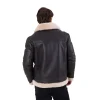 Lakeland Leather Black Tigermoth Sheepskin Aviator Jacket