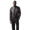 McLaren F1 Team Leather Biker Jacket off white