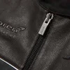 McLaren F1 Team Leather Biker Jacket off white