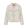 McLaren F1 Team Leather Biker Jacket off white