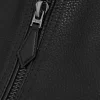 Reiss Black Cast Grained Leather Bomber Jacket