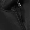 Men's Reiss Black Curtis Shearling Lined Leather Jacket