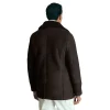 Reiss Brown Stringer Atelier Suede Shearling Jacket