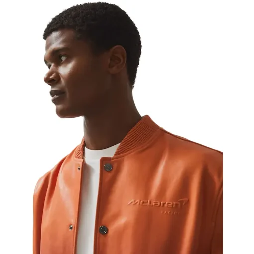 McLaren F1 Team Ombré Leather Jacket - Image 4