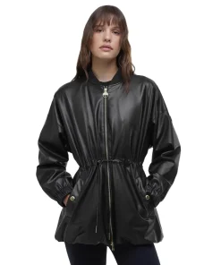 Women's Riley Faux-Leather Casual Jacket
