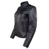 Schott NYC Women's Cafe Racer Jacket Black