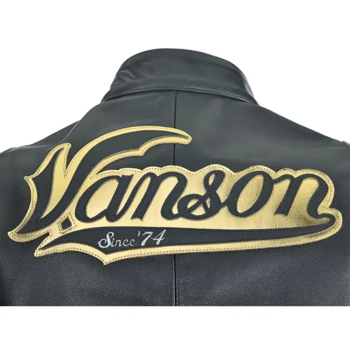 Men's Vanson Anniversary Edition Leather Black Jacket