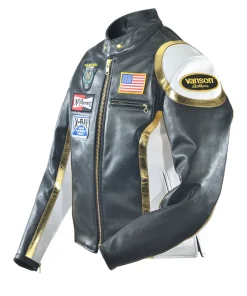 Men's Black Vanson Anniversary Edition Leather Jacket