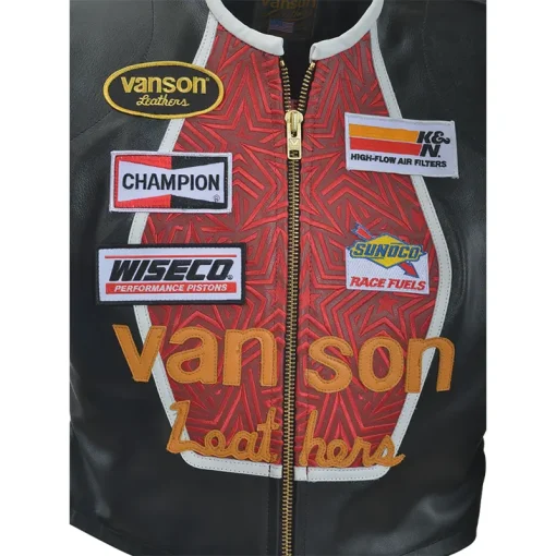Women's Vanson Starlet Ladies Leather Jacket