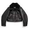 Women's Aviator Jacket in Black