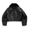 Women's Aviator Jacket in Black