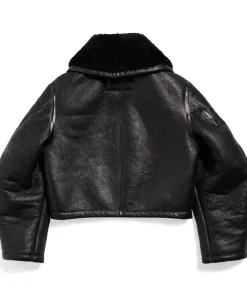 Women's Aviator Jacket in Black