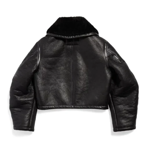 Women's Aviator Jacket in Black