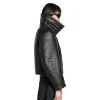 Women's Aviator Jacket in Black