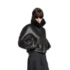 Women's Aviator Jacket in Black
