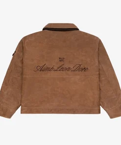 Aime Leon Dore Leather Flight Jacket