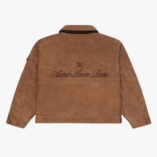 Aime Leon Dore Leather Flight Jacket
