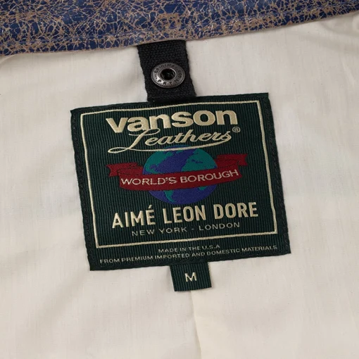 Aime Leon Dore Vanson Functional Moto Leather Jacket