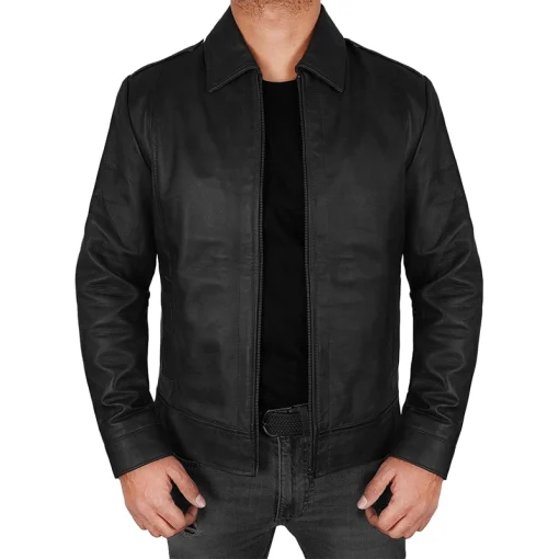 Vintage Leather Jacket – Men’s