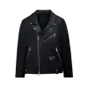 Charles Classic Leather Biker Jacket