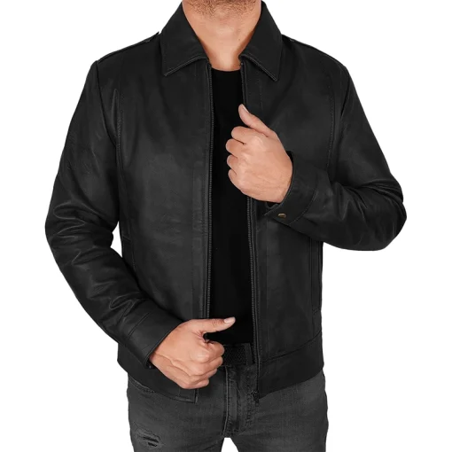 Men’s Classic Leather Jacket