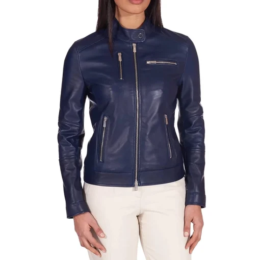 Women’s Premium Leather Motorcycle Jacket