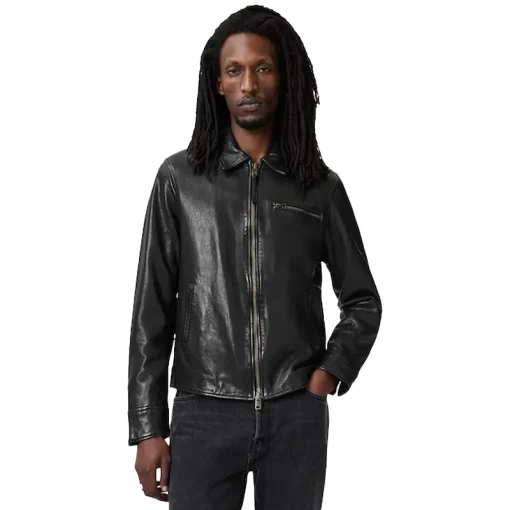 AllSaints Black Miller Jacket