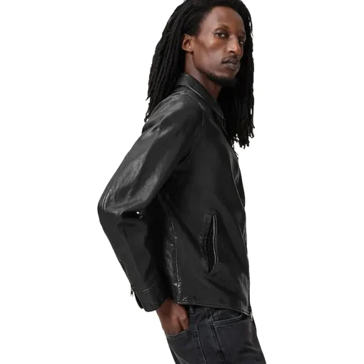 AllSaints Black Miller Jacket