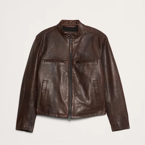 Banana Republic Leather Biker Jacket