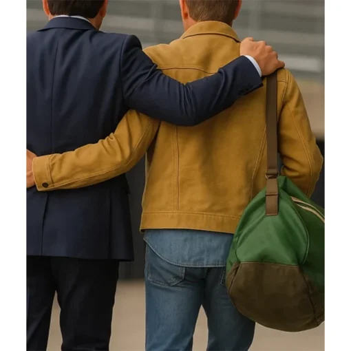 Brad Pitt F1 The Movie 2025 Sonny Hayes Brown Suede Jacket