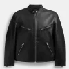 Coach Leather Racer Jacket