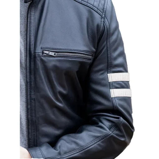 Lakeland Leather Brown Charlie II Racer Jacket
