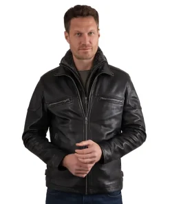 Lakeland Leather Black Gosforth Leather Jacket