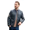 Lakeland Leather Brown Charlie II Racer Jacket