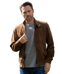 Lakeland Leather Brown Hayton Suede Jacket