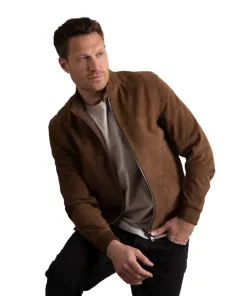 Lakeland Leather Brown Hayton Suede Jacket