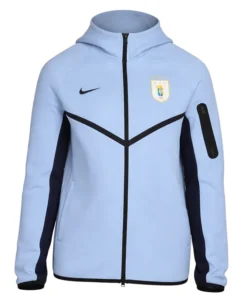 2026 Uruguay National Team Tech Fleece Light Blue Jacket