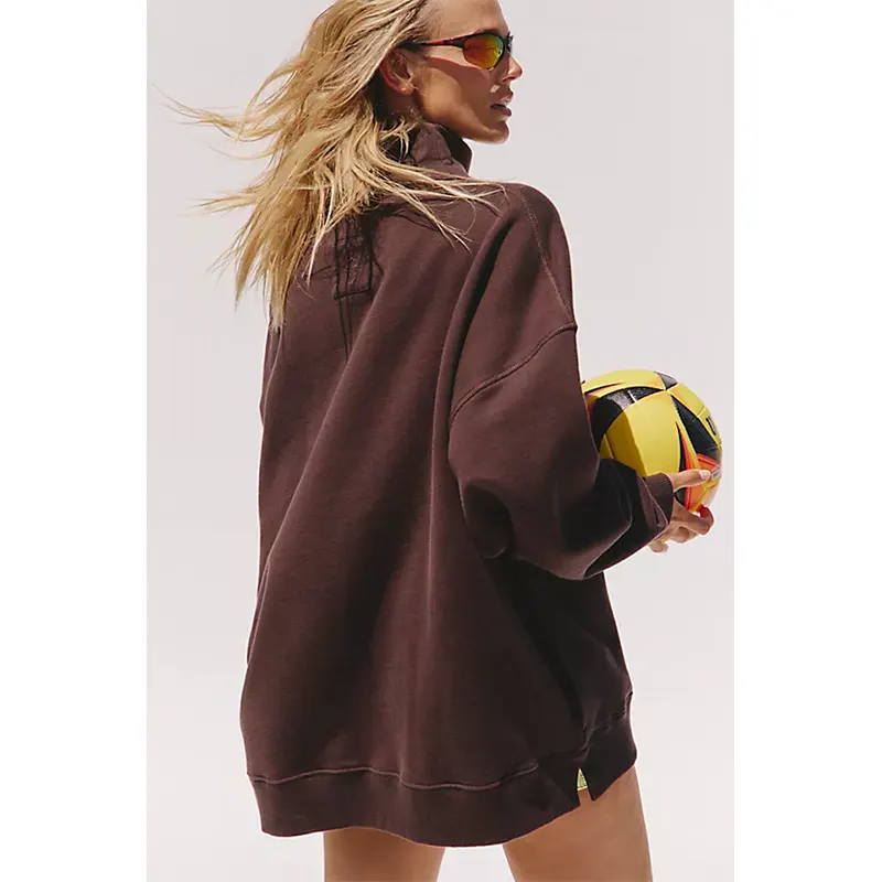 A Cut Above Mock Neck Pullover Sweatshirt - Image 3