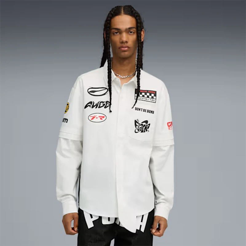 A$AP ROCKY x PUMA Pit Crew Button Down Jacket - Image 3