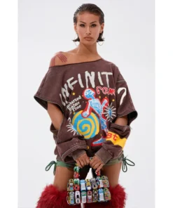 AKIRA Infinite Cosmos Oversized Graphic Sweatshirt