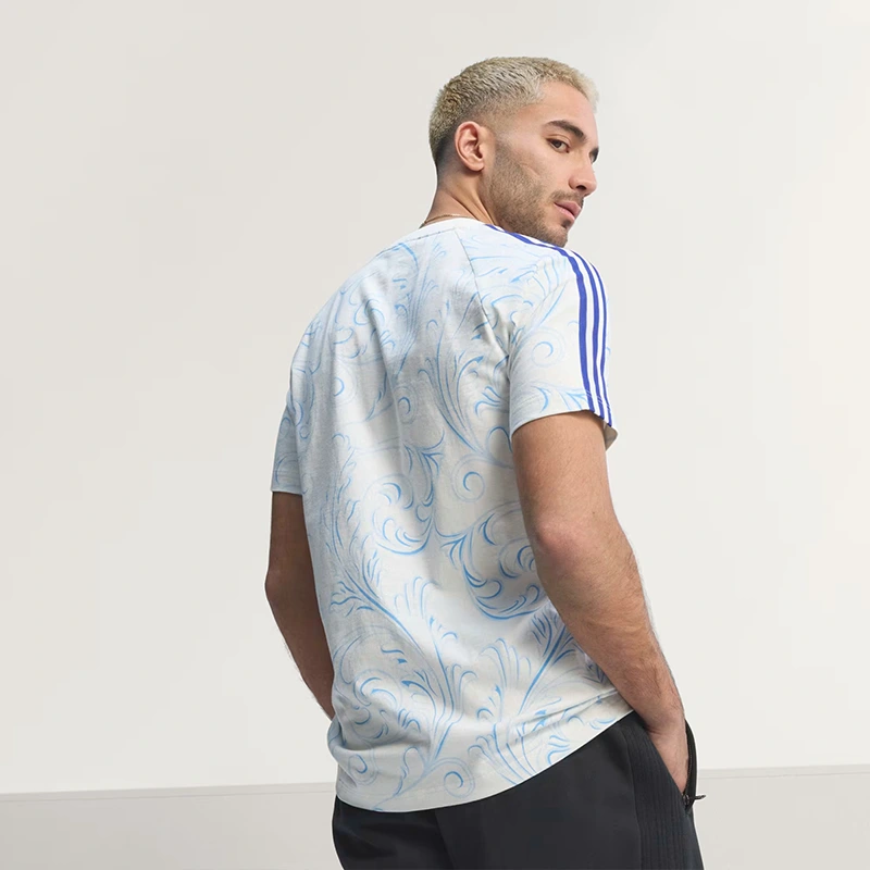 Adidas Argentina Originals All Over Print T-Shirt - Image 7