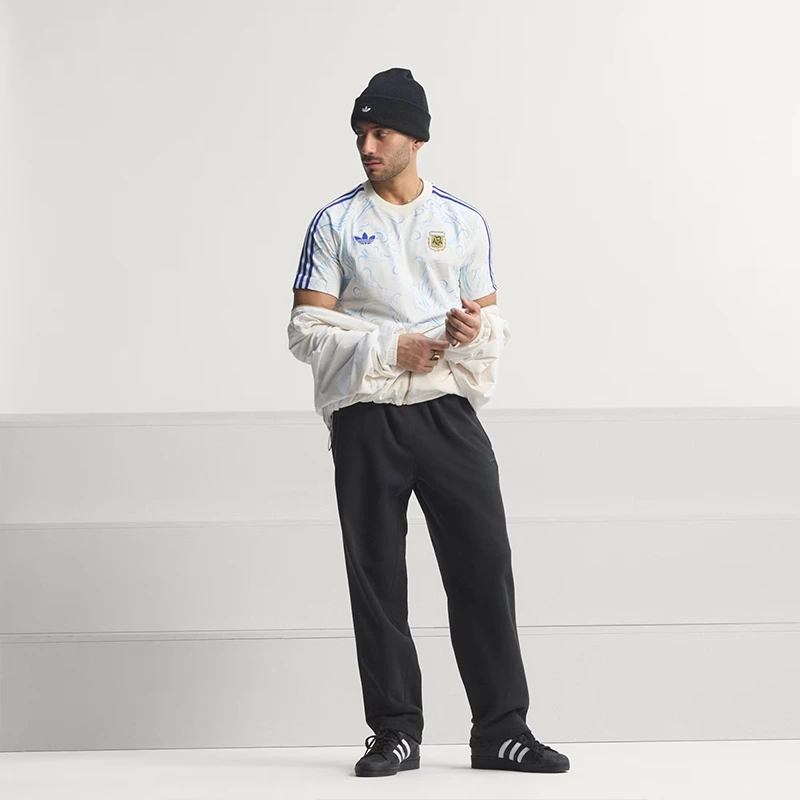 Adidas Argentina Originals All Over Print T-Shirt - Image 8