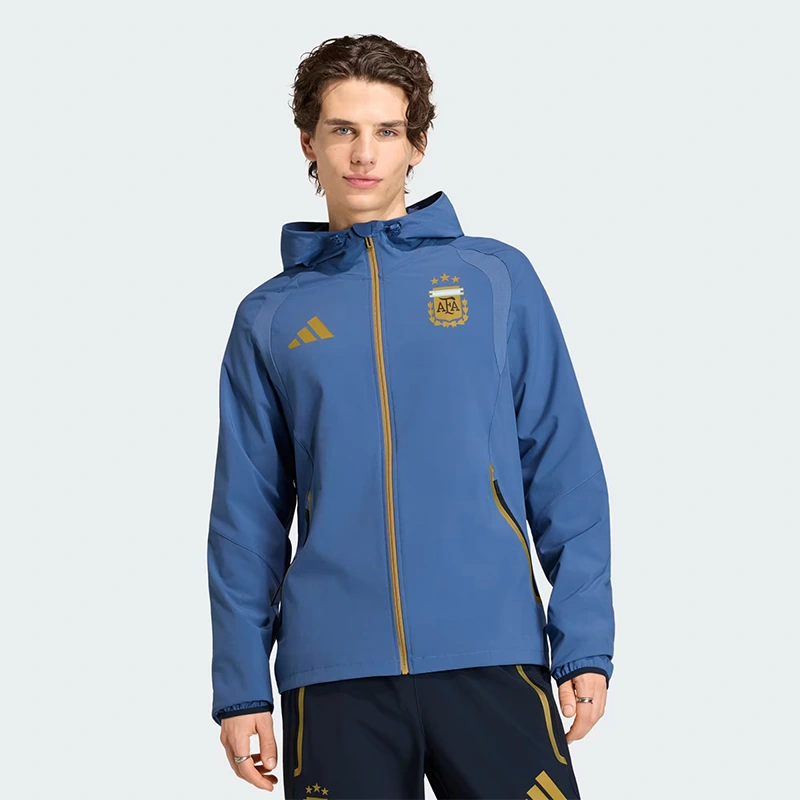 Adidas Argentina Tiro Travel Full Zip Windbreaker - Image 2