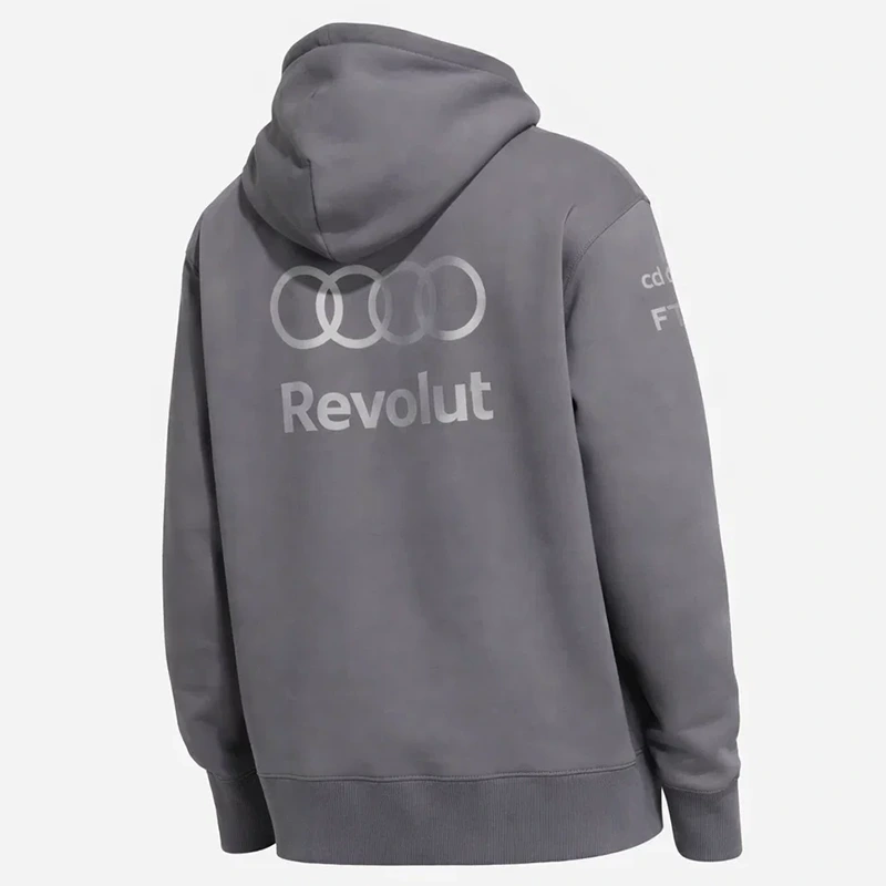 Adidas Audi Revolut F1 Team Driver Grey Hoodie - Image 2
